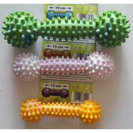 Hračky z tvrdej gumy pre psa Činka parfémovaná s pichliačmi z tvrdej gumy 19cm