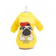 Oblečenie pre psov Mikina Mops žltá